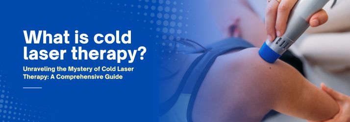 Article graphic about cold laser therapy